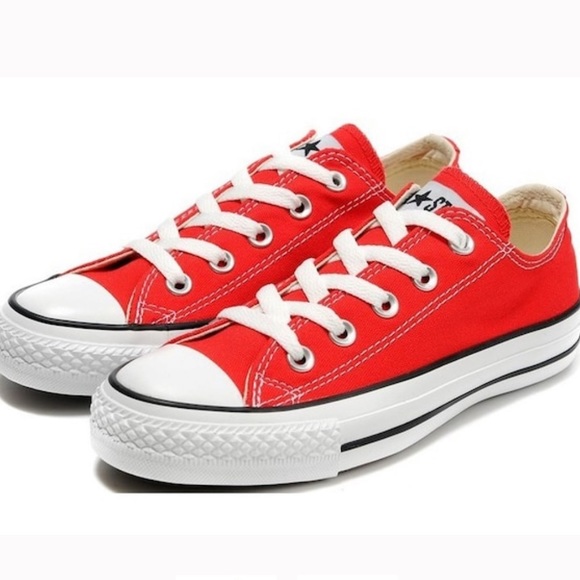cheap red converse womens